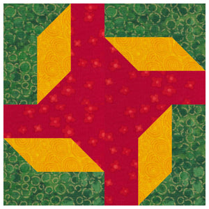NEW! A Christmas Pillow - 3 Block Pattern
