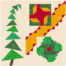 Load image into Gallery viewer, NEW! A Christmas Pillow - 3 Block Pattern
