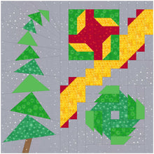 Load image into Gallery viewer, NEW! A Christmas Pillow - 3 Block Pattern
