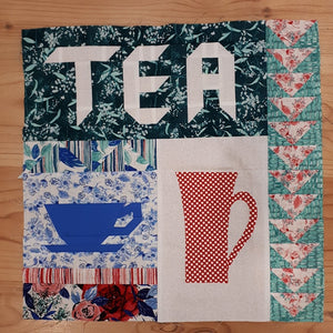 Vari-TEA!  Taste the Experience Quilt Block