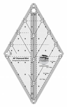 CGR 60 Degree Mini Diamond Ruler