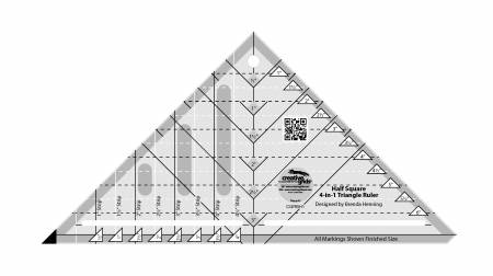 CGR - Half-Square 4-in-1 Triangle Ruler