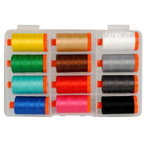 Aurifil Case w/ 12 Spools